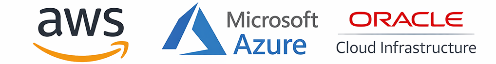 主なクラウドサービス(AWS,Azure,ORACLE等)